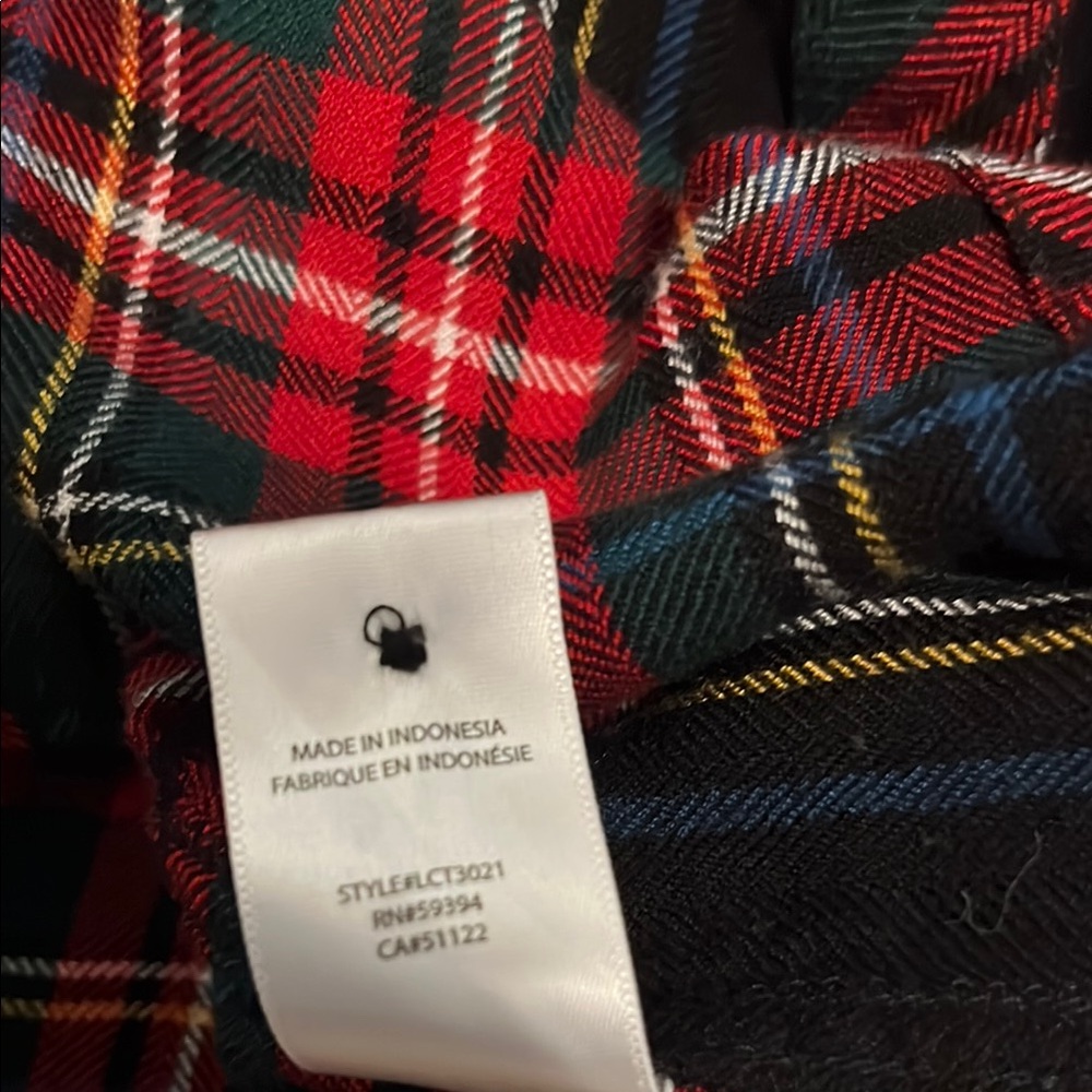 Women's Red and Black Plaid Shirt - Picture 9 of 9